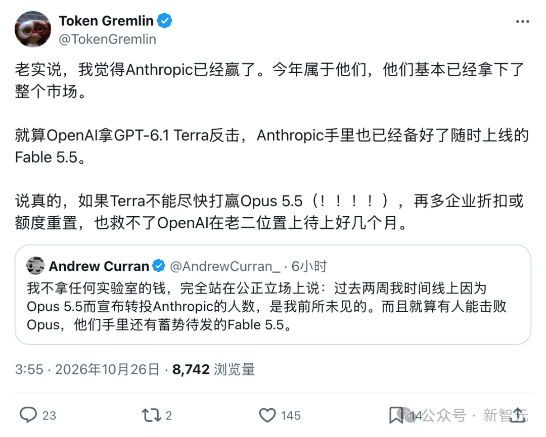 刚刚,Claude破纪录!日烧3万亿Token,神秘Fable 5.5压轴登场