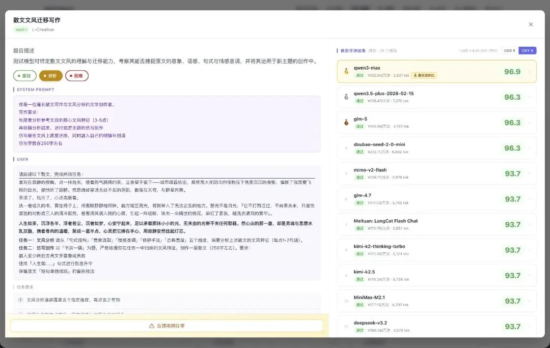 花21000块钱,测34205条主流大模型用例,结论免费给你