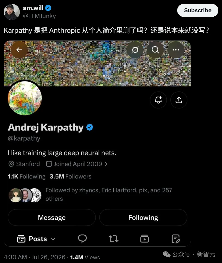 刚刚，Karpathy亲自辟谣：我没走！