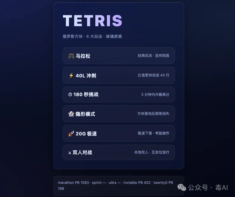 再测LongCat 2.0长任务，这次我让他在codex里面做了个游戏
