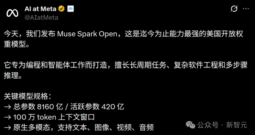 刚刚,Meta亮出美国最强开源权重模型!两台Mac Studio就能跑