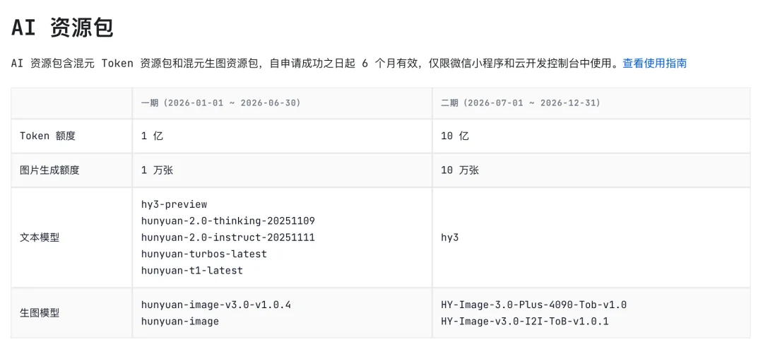 微信小程序「成长计划」：价值2万多的token，1分钟到账